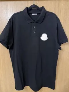 美品 MONCLER メンズ ポロシャツ ブラック - メルカリ