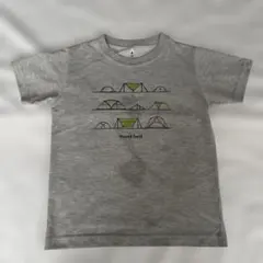 モンベル　130㎝　幾何学模様 グレー Tシャツ
