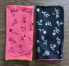 【MICHEL KLEIN】 ハンカチ 2枚セット 花柄のサムネイル