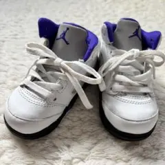 Jordan ジョーダン　ベビーシューズ ホワイト/パープル　12センチ