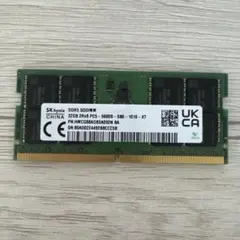 【動作確認済み】SAMSUNG DDR5-5600 32GB 1枚 Samsung DDR5-5600 32GB×2枚 計64GB - メルカリ