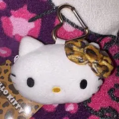 サンリオ ハローキティ フェイスパスケース 小銭入れ ヒョウ柄 レオパード柄