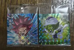 【ドラゴンボールウエハース】　シール2種　孫悟空・ピッコロ
