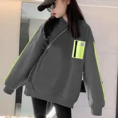 【新品・未使用】裏起毛 ビッグシルエット パーカー 150