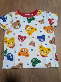ミキハウス クマ柄 Tシャツ 100cm