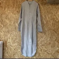 美品　And SEARCH ロングワンピース 光沢あり　長袖ワンピース