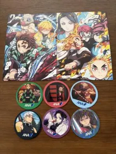 【8点セット販売】鬼滅の刃/映画特典&ANAコラボめんこ