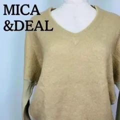 MICA & DEAL　マイカ＆ディール ベージュ ニット　M　マトンスリーブのサムネイル