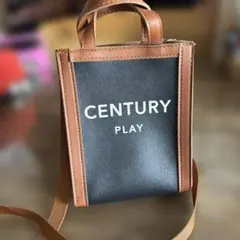 CENTURY PLAY ミニショルダーバッグ ブラウンのサムネイル