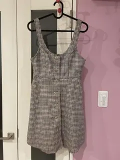 ZARA サイズ X S ワンピース　新品未使用　チェック　レトロ