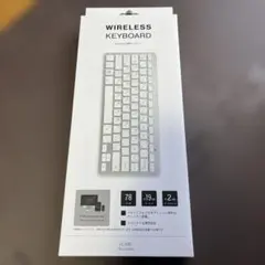 ワイヤレスキーボード 78キー Bluetooth