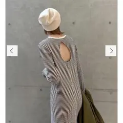 ungrid バックオーブンフィットカットワンピース