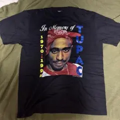 2PAC Tシャツ ブラック