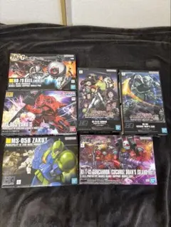 【HGUC系ガンプラセット】ORIGINガンダム、ドアンザク等6点セットのサムネイル