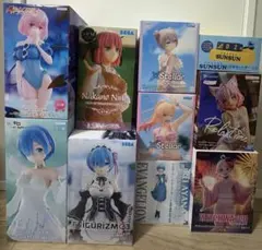 最新　プライズフィギュア　リゼロ　5等分の花嫁　すんすん　10個　まとめ売り