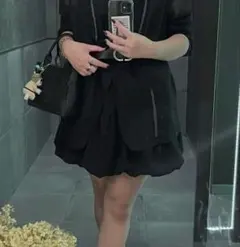 バルーンスカート　ノーブランド　黒