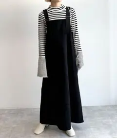 w closet 【前後2WAY】ショルダーベルトジャンパースカート