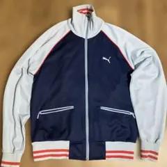 PUMA ジップアップジャージ Lサイズ ネイビー