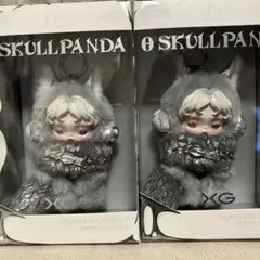 ポップマート スカルパンダ × XG ぬいぐるみペンダント（日本限定）