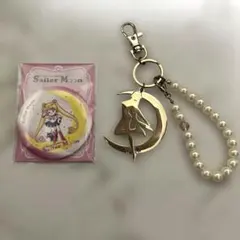 【美少女戦士セーラームーン】缶ミラー　明治　バッグチャーム　セーラームーン