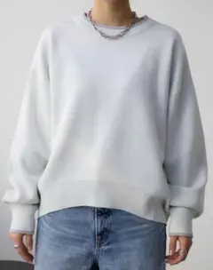 スウェットライクジャガードニット