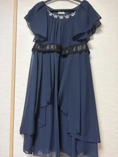 axes femme パーティードレス ネイビー 結婚式