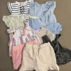 90サイズ　夏服　女の子　まとめ売り10点のサムネイル