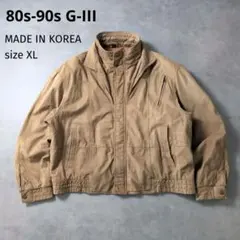 80s-90s G-III 本革 レザージャケット 韓国製 XL 短丈のサムネイル
