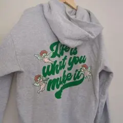 即完売　Thats Life　USA製　グレー パーカー　Lサイズ　ザッツライフのサムネイル