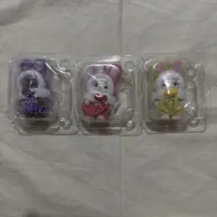 シルバニアファミリーくじ　赤ちゃんカラフルうさぎコスチューム　3点セット