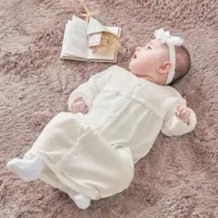 ベルメゾン　フェザーコットンフィットドレス