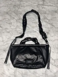 BAYFLOW ブラックショルダーバッグ