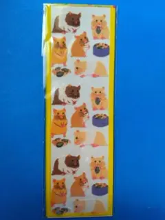 新品　ハムスター　シール　 レトロ　布みたいな感じ