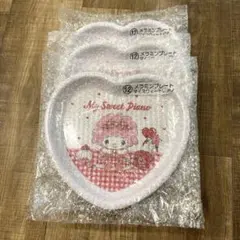 サンリオ　マイメロ　当たりくじ　メラミンプレート　マイスウィートピアノ　3点