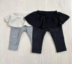 ユニクロ　裏起毛スカッツ　80サイズ２点セット