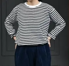 nanamica ストライプ長袖Tシャツ WS