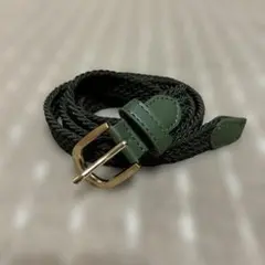 ★お値下げ★ワークマン 編み込みベルト　カーキ色 伸縮性