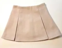 GRL インパン裏地付ボックスプリーツフレアミニスカート [mei41]