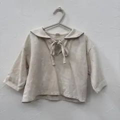 韓国子供服　nunubiel セーラーブラウス　L