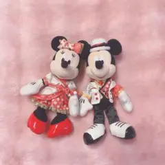 ミッキー　ミニー　ベリーベリーミニー　ぬいぐるみバッジ　セット