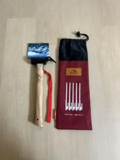 新品　ペグハンマー キャンプ用 アウトドア　収納袋付 campstyleのサムネイル