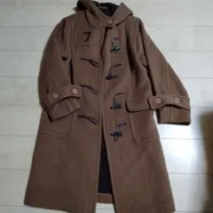 ASPRI ブラウン　ダッフルコート　Мサイズ