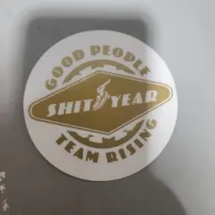 GOOD PEOPLE SHIT YEAR ステッカー