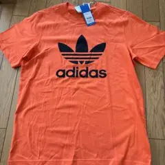 adidas オリジナルスオレンジ Tシャツ M