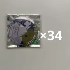名探偵コナン 服部平次 缶バッジ 34個セット 公式アプリ缶バッチ