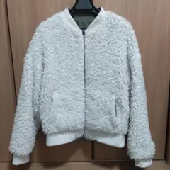 earth アース リバーシブル ボアブルゾン ジャケット カーキ 美品