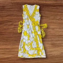 DIANE von FURSTENBERG シルク100% ワンピース イエローのサムネイル
