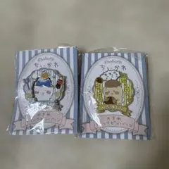 ちいかわ 大きめギミックピンバッジ　ハチワレ　うさぎ　2個セット　新品