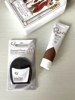 Ci フロス ミントワックス/ブラック　薬用ハミガキBc(チョコミント)のサムネイル