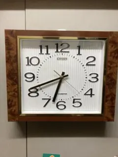 CITIZEN　シチズン　ネムリーナピュアM693　電波時計　掛時計 CITIZEN シチズン ネムリーナピュアM693 電波時計 掛時計 - メルカリ